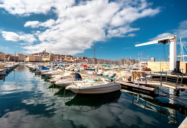 Antiguo Puerto de Marsella, Francia — Foto de Stock