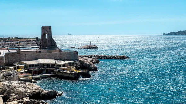 Blick auf die Küste von Marseille, Frankreich — Stockfoto
