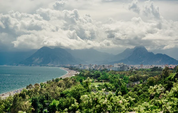 Panoramic view of Antalya city — Stock Photo, Image