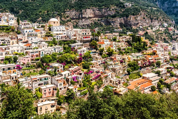 Vista de Positano, Itália — Fotografia de Stock