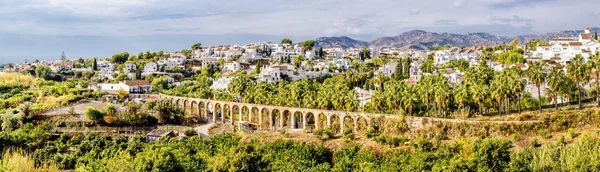 Nerja muhteşem panoramik görünüm. — Stok fotoğraf