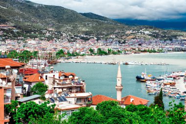 Eski kale alanya bağlantı noktasına görüntüleyin. Türkiye