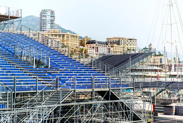 Voorbereiding op de Formule 1 grand prix van monaco — Stockfoto