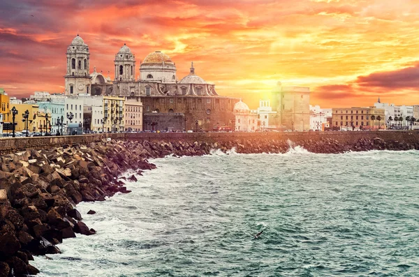 Vista pitoresca de Cádiz — Fotografia de Stock