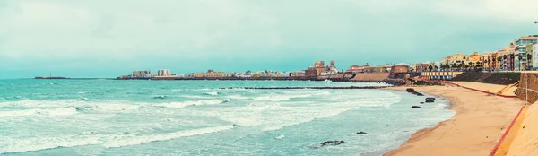 Vista panorâmica da costa de Cádiz. Sudoeste de Espanha — Fotografia de Stock
