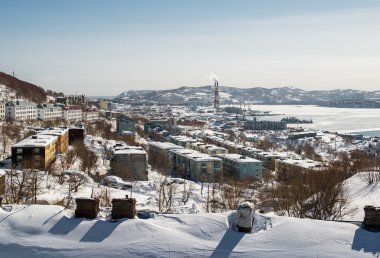 ısı ve elektrik santrali petropavlovsk kamchatsky içinde görünüm