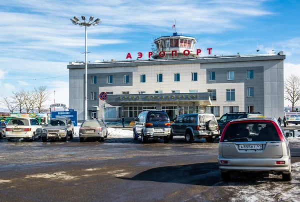 페트로 파블로프 스크-캄 챳 스키 도시 공항 — 스톡 사진