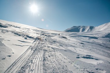 pinachevsky pass, Kamçatka bir sırt ile yönlendir. Rusya
