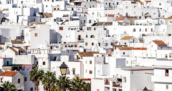 Vejer de la Frontera çatılarının. Costa de la Luz, İspanya — Stok fotoğraf