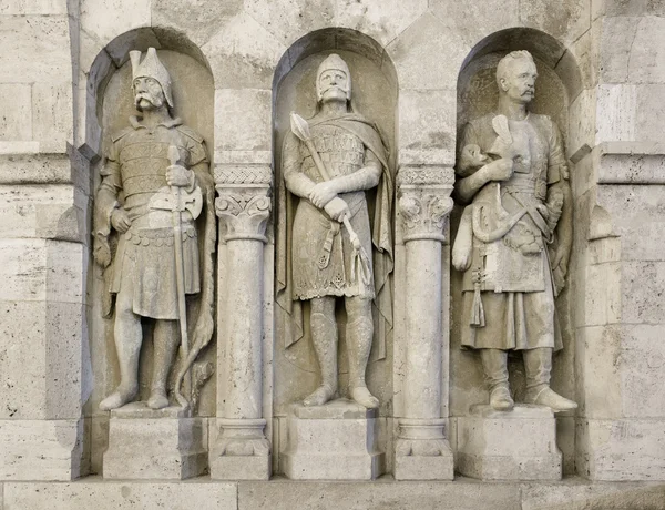 Estátuas de guardião de muros de Buda — Fotografia de Stock