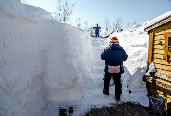 Kamchatka Halbinsel im Frühling. Fernost. Russland — Stockfoto