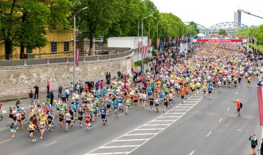 2014 Nordea Riga marathon clipart