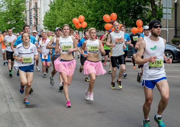 Maratona Nordea Riga 2014 — Foto Stock