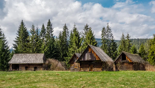 Opuštěné staré vesnice. fotografie pořízené v Polsku — Stock fotografie