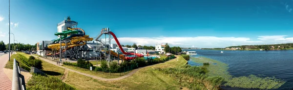 Panoramic view of Livu Aquapark — Stock Photo, Image