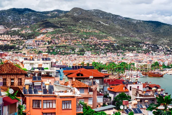 Paisaje urbano de Alanya. Turco resort — Foto de Stock