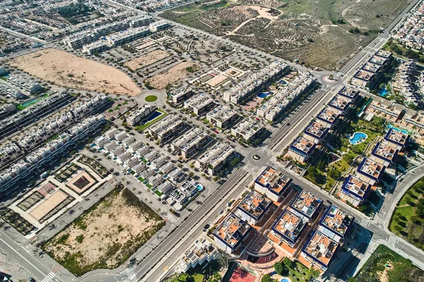 Αεροφωτογραφία Mil Palmeras Townscape Costa Blanca Επαρχία Alicante Ισπανία — Φωτογραφία Αρχείου