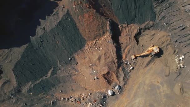 Point Vue Drone Une Des Formations Rocheuses Les Uniques Lanzarote — Video