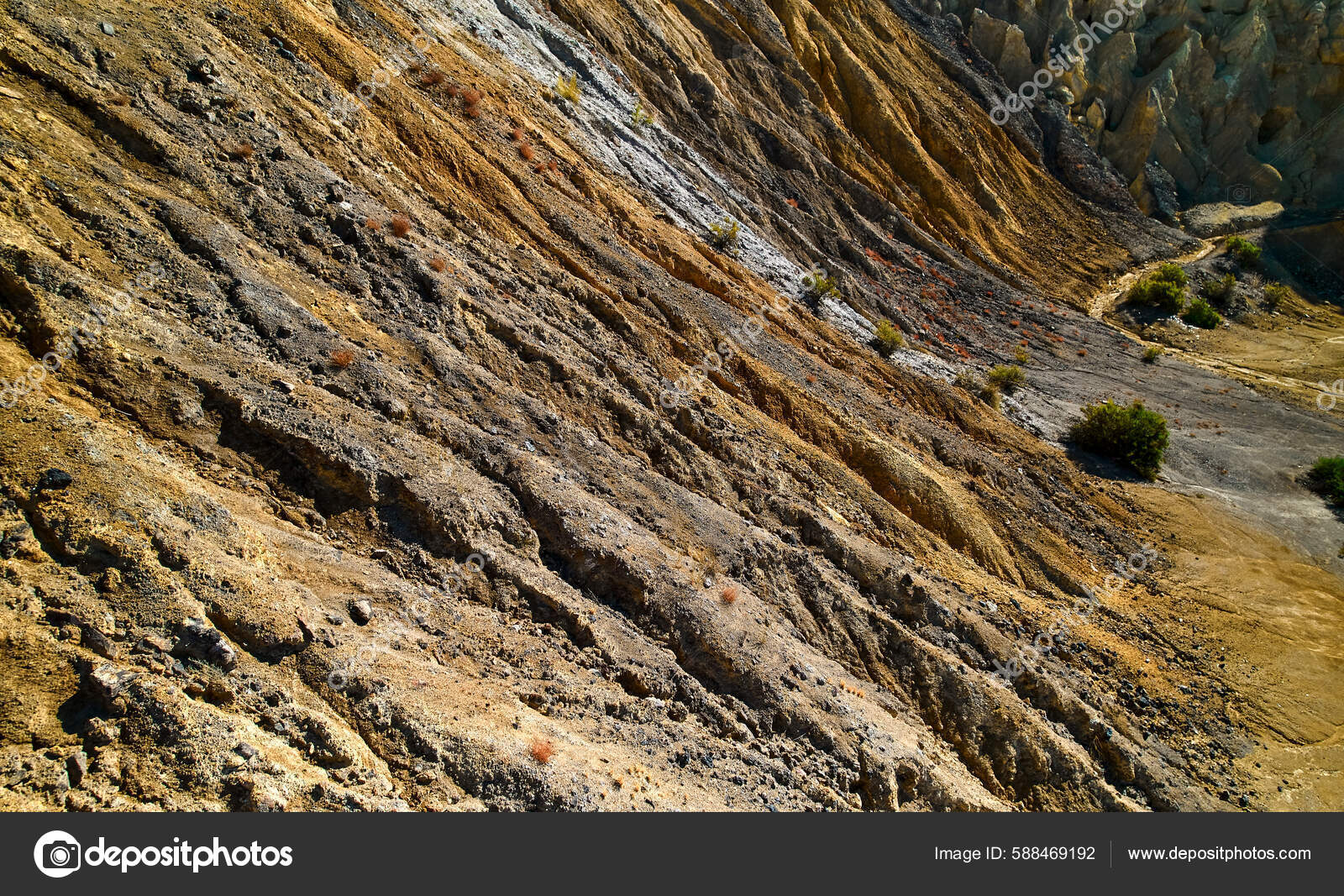 Disparo Aéreo Punto Vista Drones Desde Las Antiguas Minas