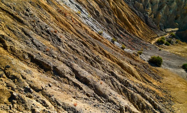 Vue Aérienne Point Vue Drone Dessus Des Anciennes Mines Abandonnées — Photo