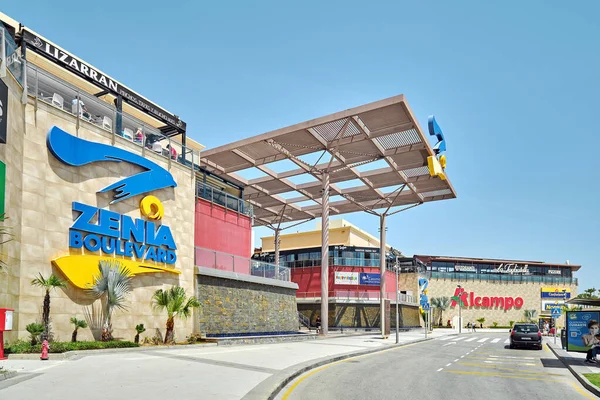 June 2022 Exterior Zenia Boulevard Shopping Mall Building Costa Blanca — Photo