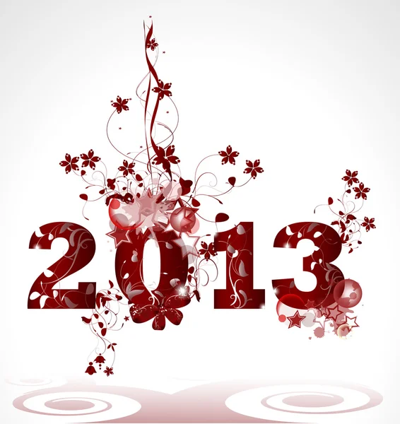 Wesołych Świąt i szczęśliwego nowego roku 2013 — Wektor stockowy