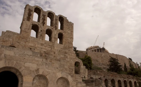 Знаменитий Акрополь — стокове фото
