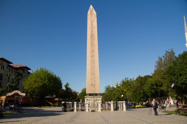 Obelisk of Theodosius at Sultanahmet Square clipart