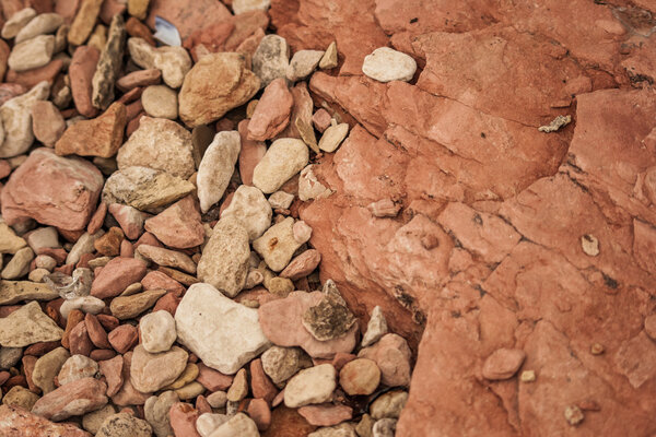 Pebbles and Rock Layers