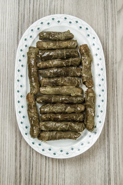 Hojas de uva rellenas — Foto de Stock