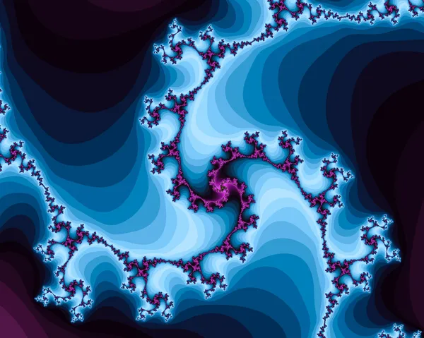 Prachtige kleurrijke spiraal fractals Rechtenvrije Stockfoto's
