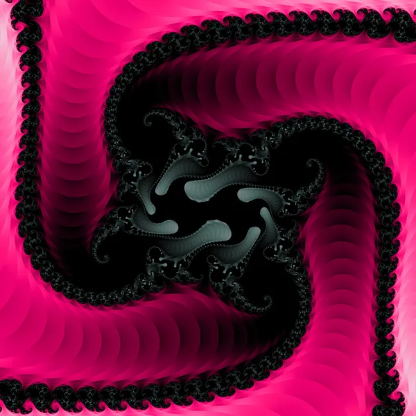 Prachtige kleurrijke spiraal fractals Stockfoto