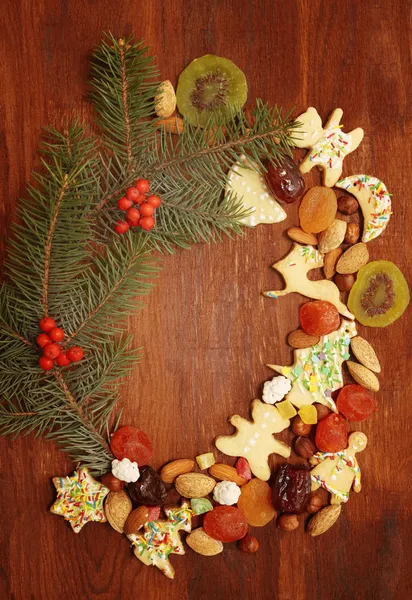 Kerst peperkoek koekjes — Stockfoto