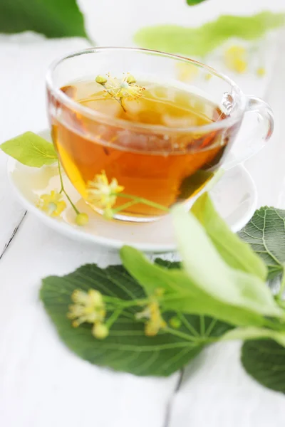 Лаймовый чай — стоковое фото
