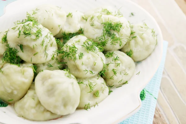 Gekookte ravioli — Stockfoto