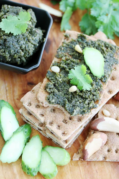 Paté con frutos secos y cilantro — Foto de Stock