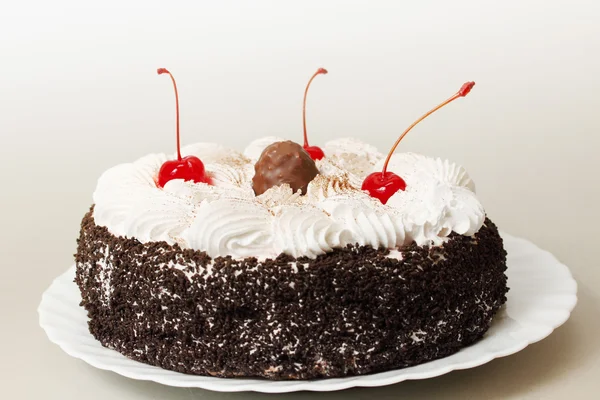Festlicher Schokoladenkuchen — Stockfoto