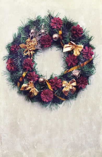 Couronne de Noël Vintage — Photo