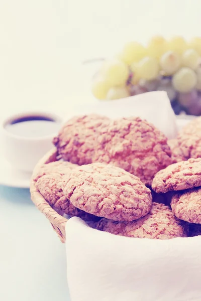 Galletas de avena con café —  Fotos de Stock