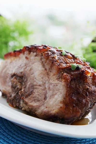 Жареное свиное мясо — стоковое фото