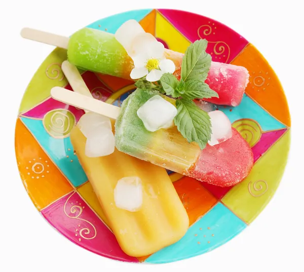 Summer dessert on the plate — Stock Photo, Image