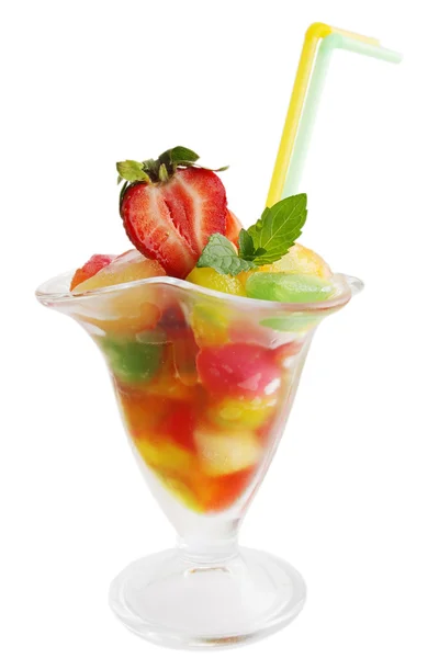 Summer dessert in a glass — Stock Photo, Image