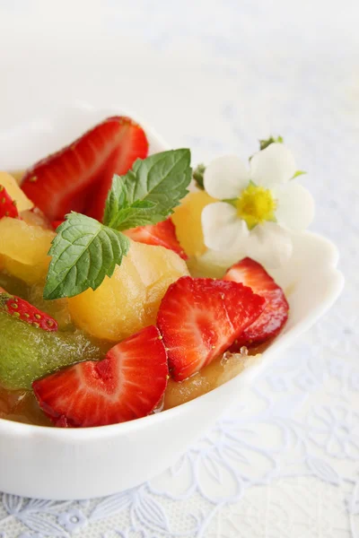 Fruit ice cream — Stock Photo, Image