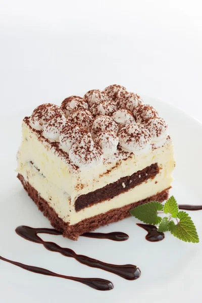 Tiramisu com chocolate — Fotografia de Stock