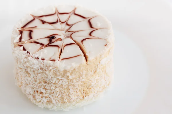 Десерт из кокосового крема — стоковое фото