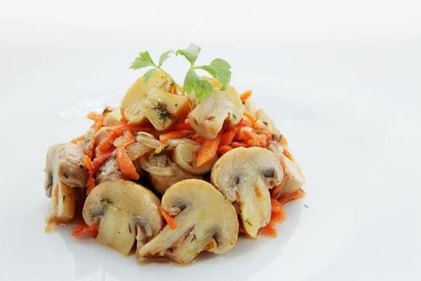 Salad of mushrooms in Korean — Stock Photo, Image