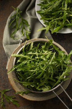 Taze taze bahar roka 'sı, salata yeşillikleri, sade bir hayat.