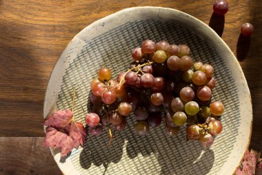 # Sonbahar hasat zamanı # # Güneş ışınlarında bir tabakta #