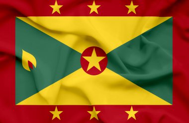 Grenada dalgalanan bayrak