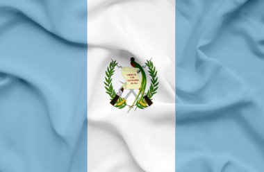 Guatemala dalgalanan bayrak